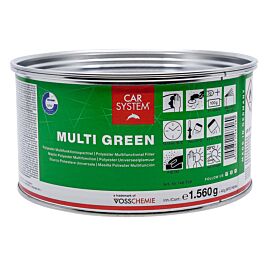 Multi Green lang Polyester Spachtel 3kg - Lack & Technik